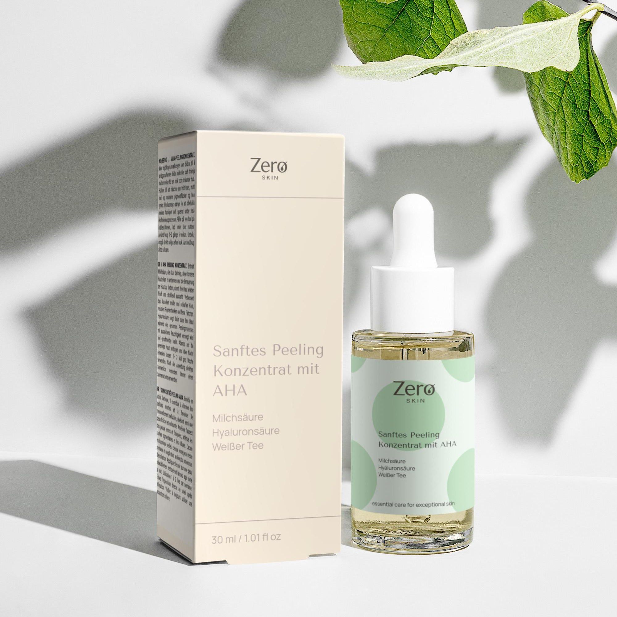 Zero Skin AHA Serum, glättend für müde und fahle mit AHA