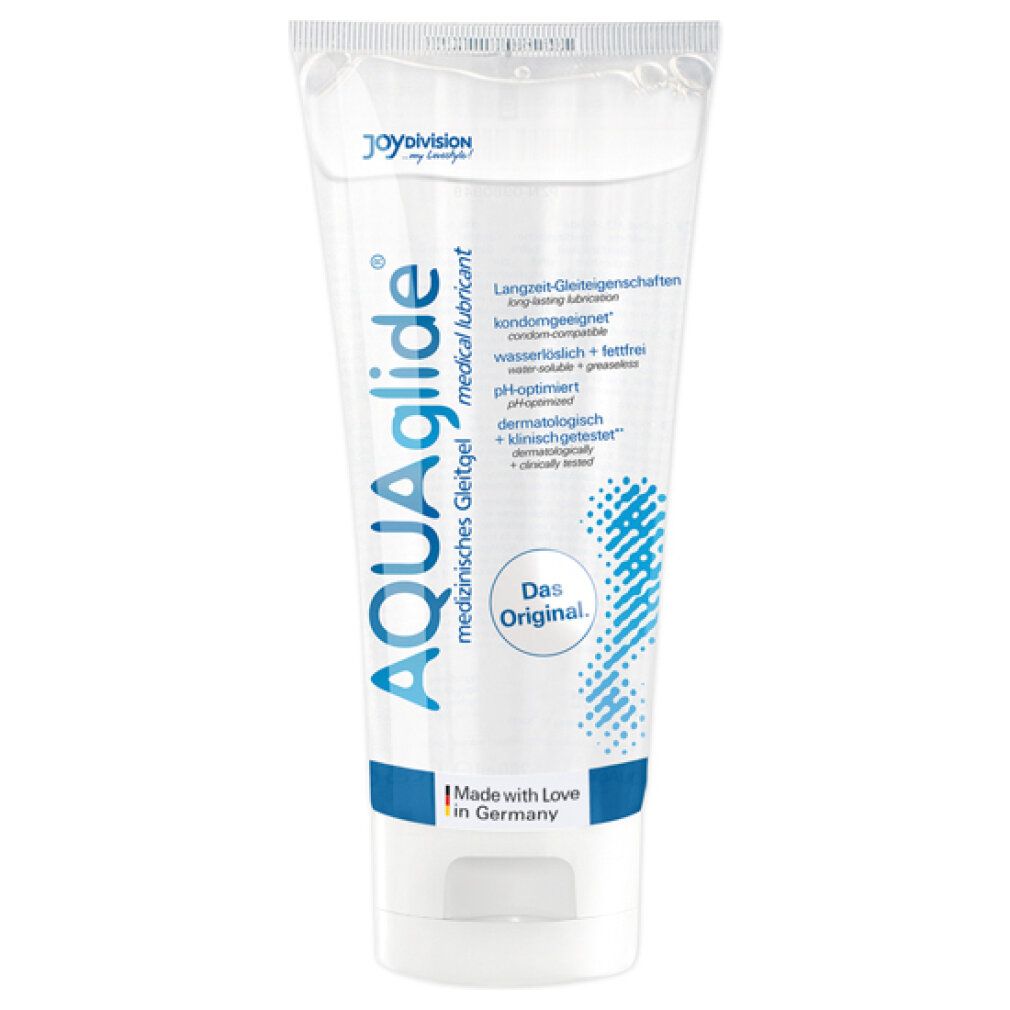 AQUAglide® medizinisches Gleitgel in Tube. Das Original. Made in Germany.