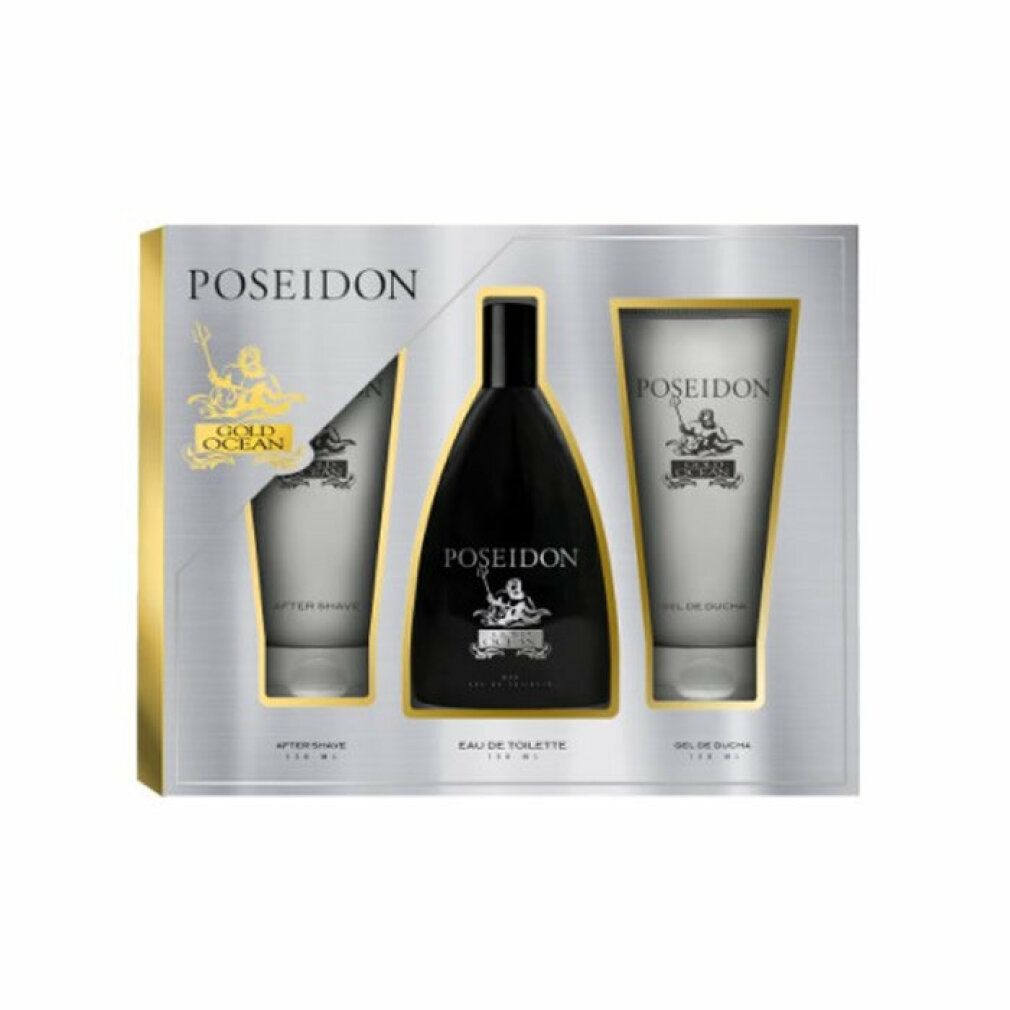 Instituto Español Poseidon Gold Ocean For Men EdT  Set 3 Artikel