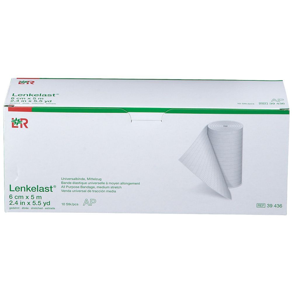 Lenkelast steril 6 cmx5 m einz.verpackt 10 St Binden
