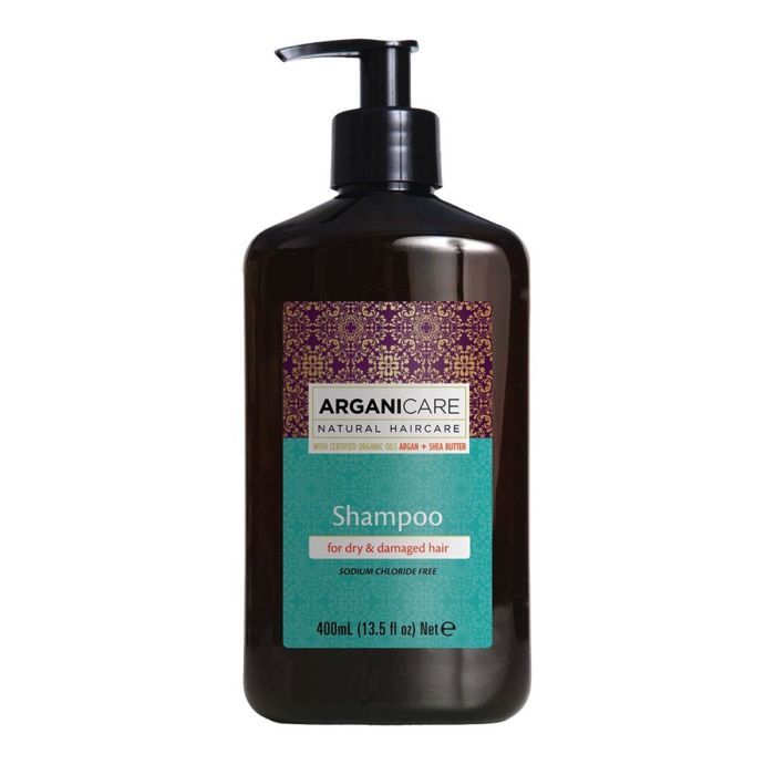 Arganicare - Shampoo für trockenes und strapaziertes Haar – Argan- und Sheabutter