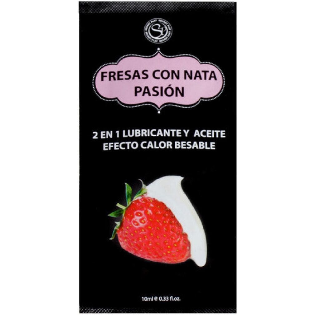 Secretplay single dose lubricant strawberries & cream