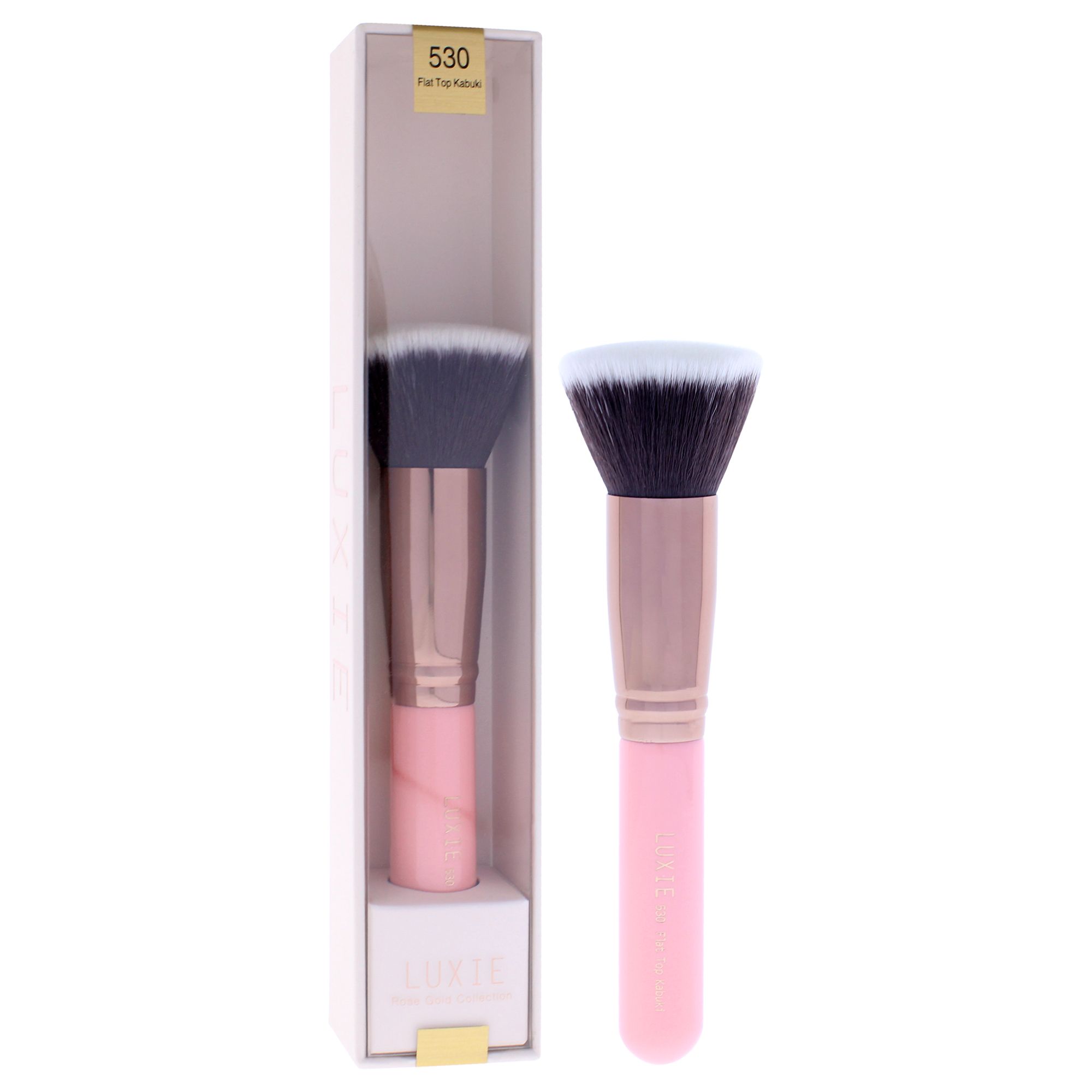 Rose Gold Flat Top Kabuki - 530 von Luxie for Women