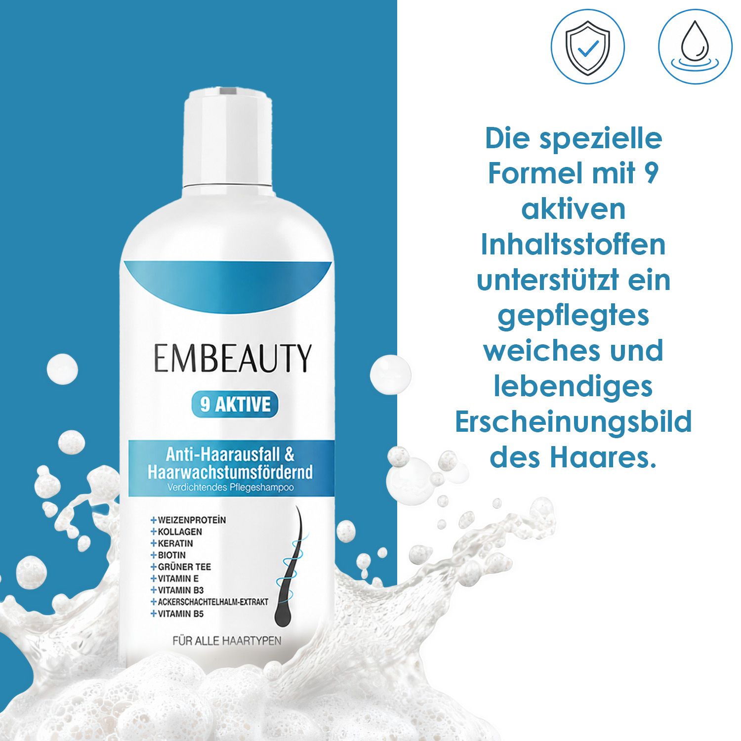 EMBEAUTY  Collagen & Keratin Haarshampoo