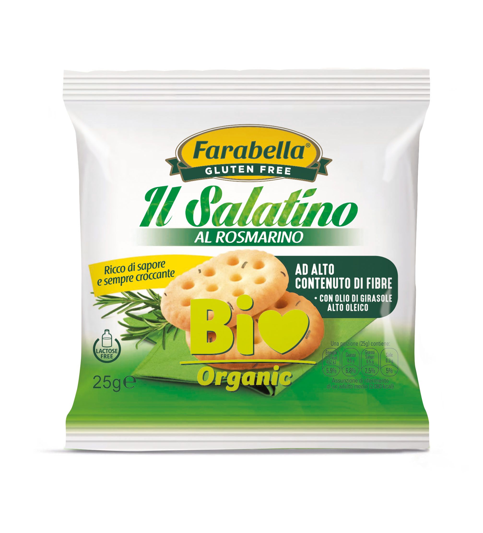 Salatino al Rosmarino BIO Senza Glutine - Farabella
