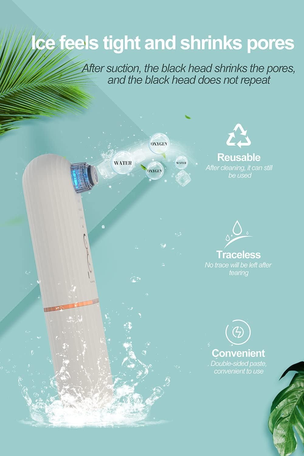 Lalano`S Cosmetics Porenreiniger mit Vakuum, Hot & Cool Funktion