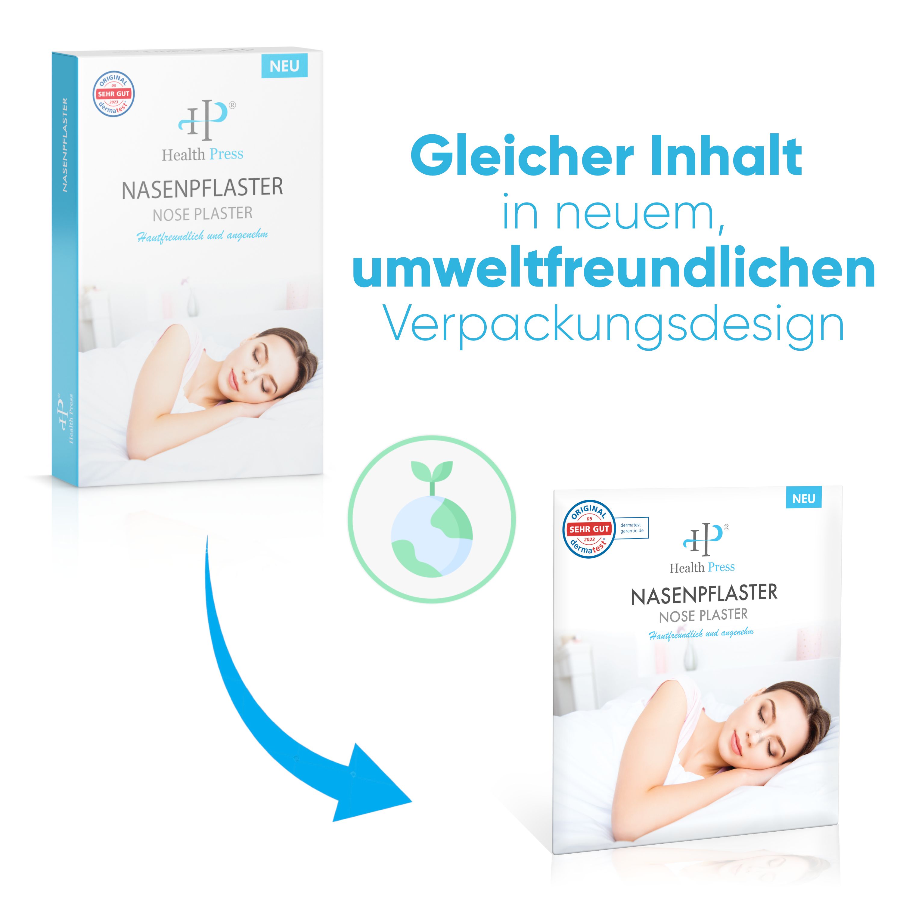 Health Press Nasenpflaster – Nasenstrips