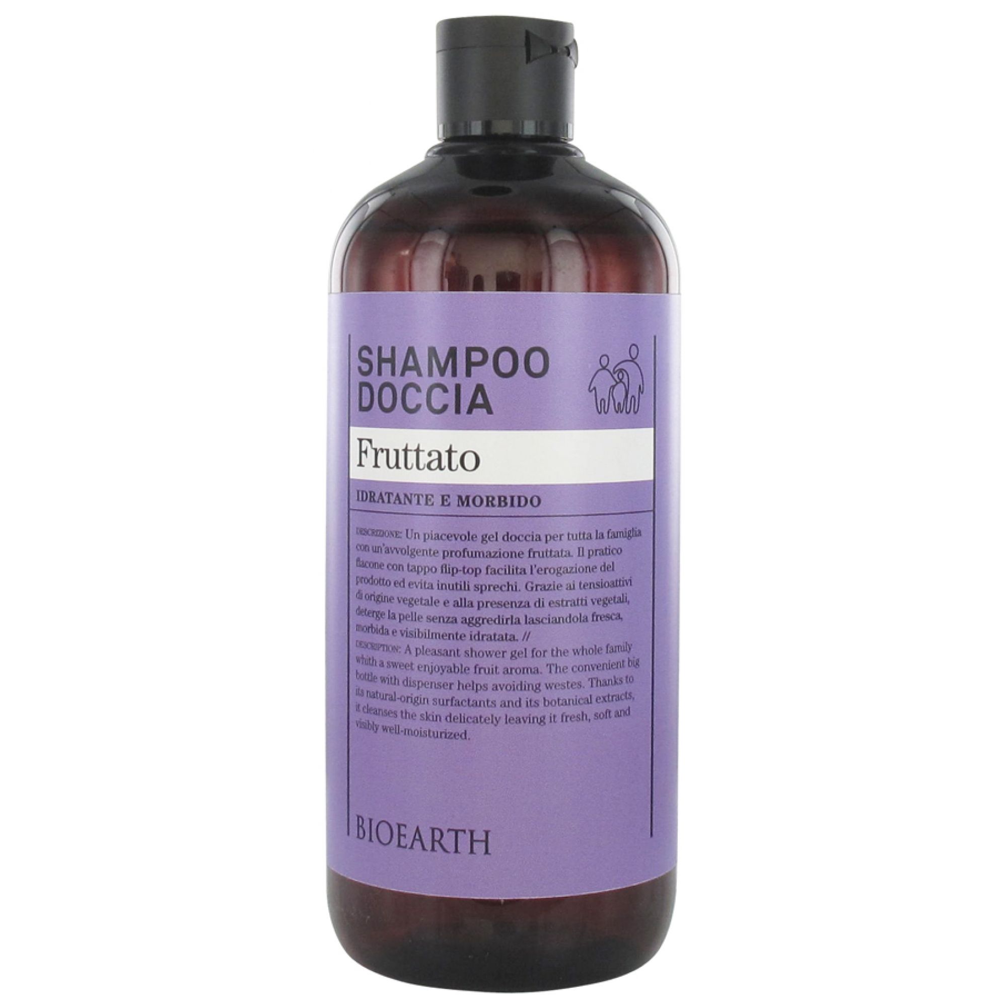 Bioearth Family Fruchtiges Dusch-Shampoo 18,5x7x7 cm