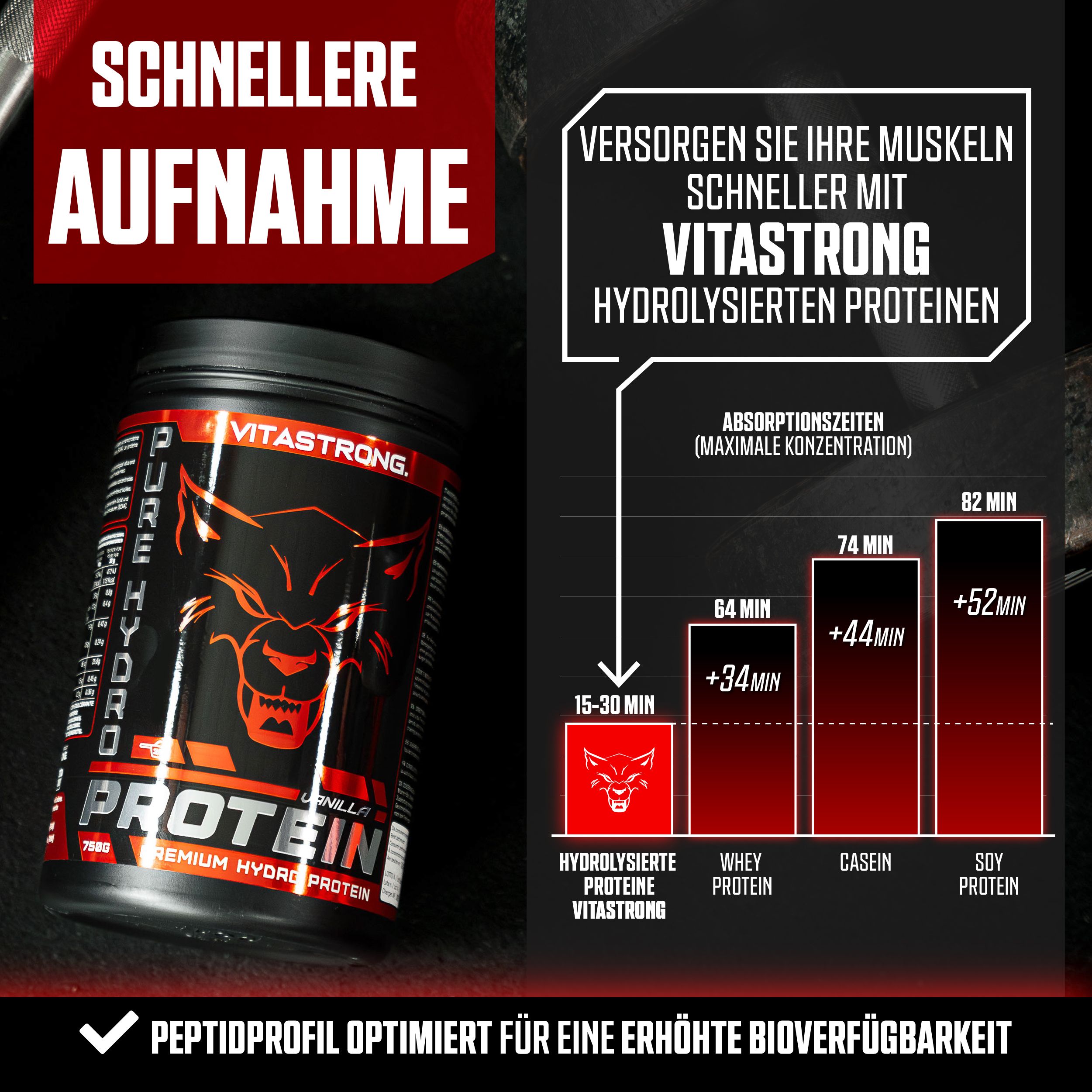 Vitastrong Pure Hydro Protein - Vanille