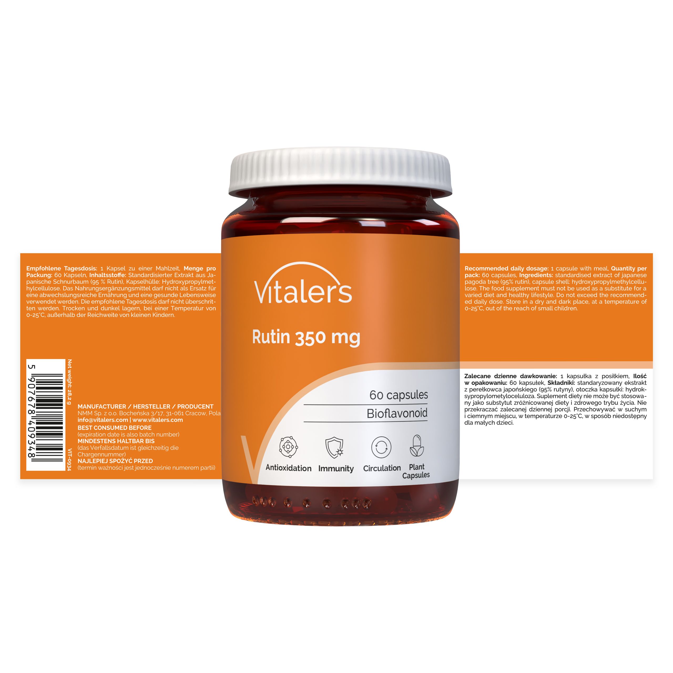 Vitaler’s Rutin 350 mg