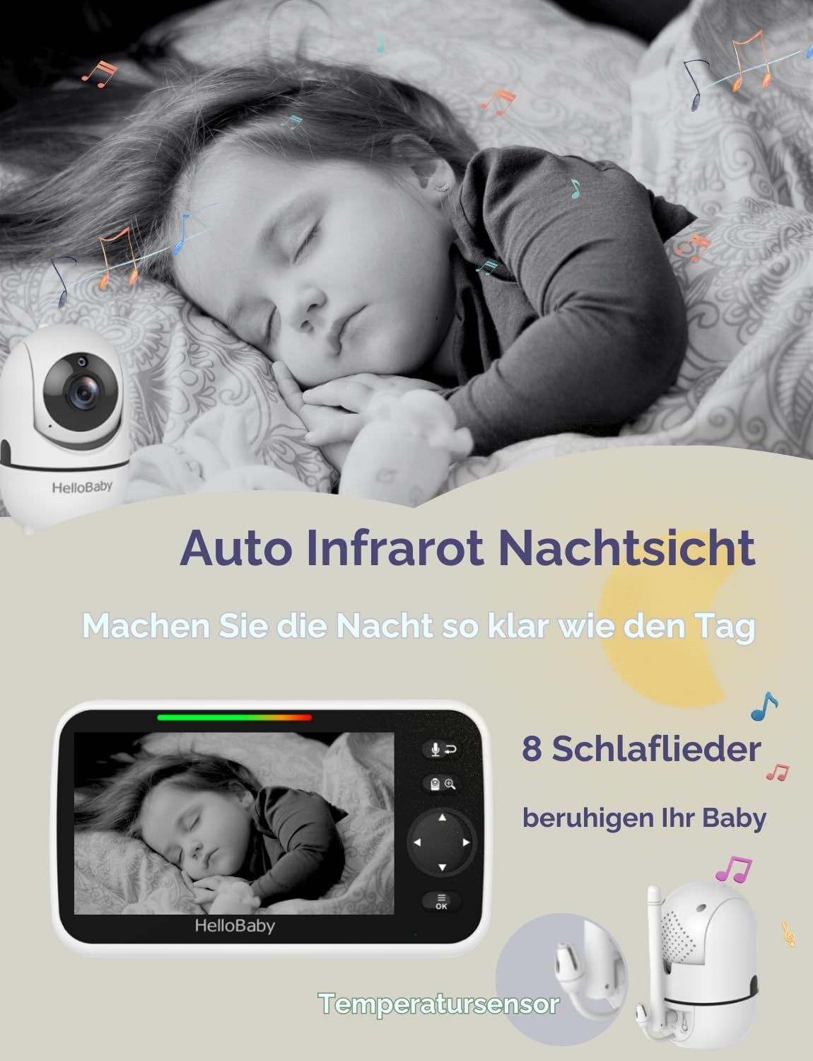 HelloBaby Babyphone mit Kamera Angebot