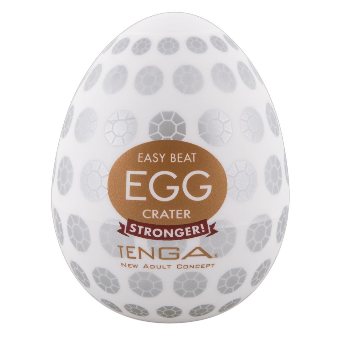 Tenga-Ei Masturbator 'Egg Crater”, mit Reizstruktur 6 St Vibrator