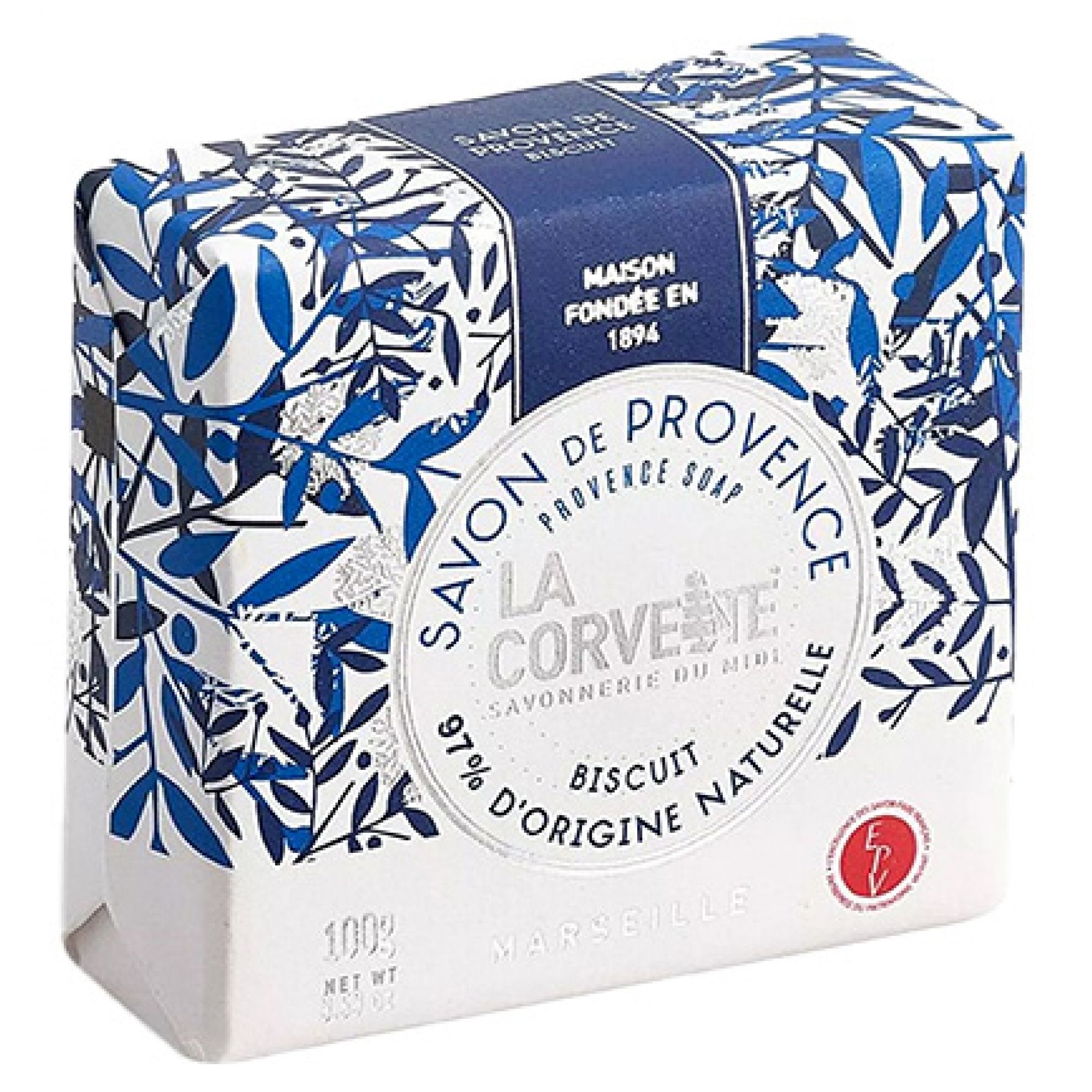 La Corvette Savon de Provence Keks 6,5x6,9x2,5 cm