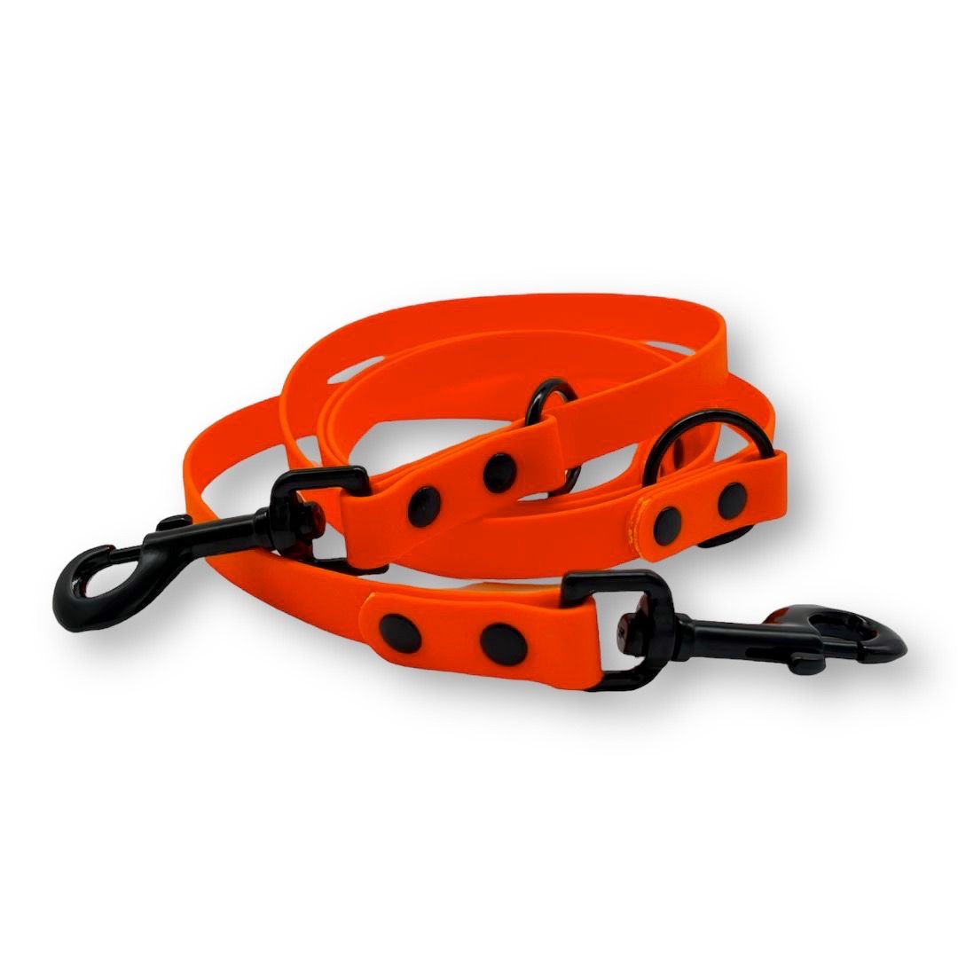 BioThane® Führleine NEO Neon Orange - WOOFSTUFF