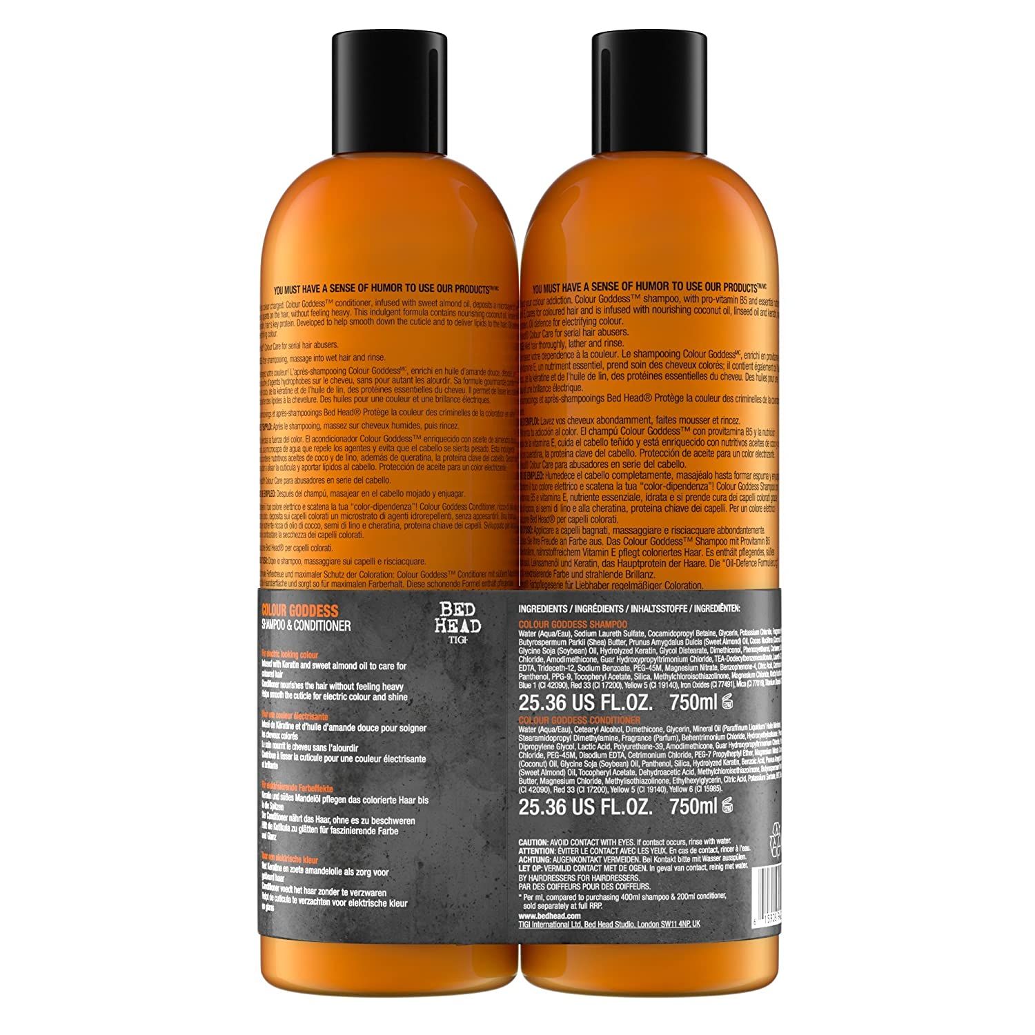 Bed Head by Tigi Colour Goddess Shampoo und Conditioner für coloriertes Haar