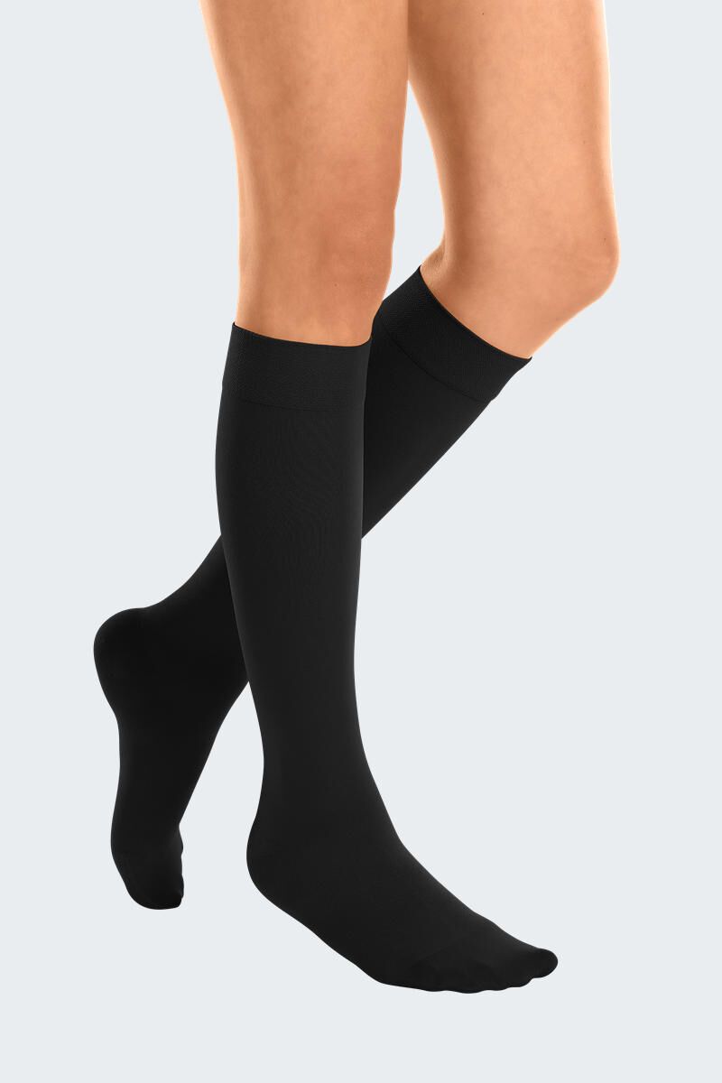 medi mediven cotton Kompressionsstrümpfe mit thermoregulierender bio Baumwolle
