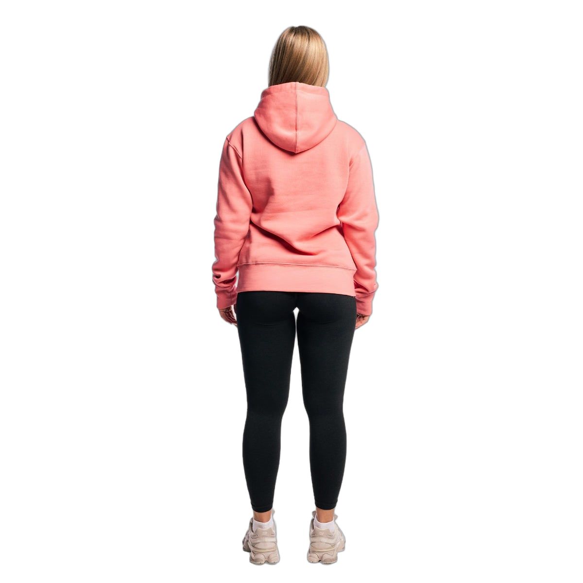 GymBeam Hoodie Damen Regular Fit mit Kapuze, Langarm und Kängurutasche Rose