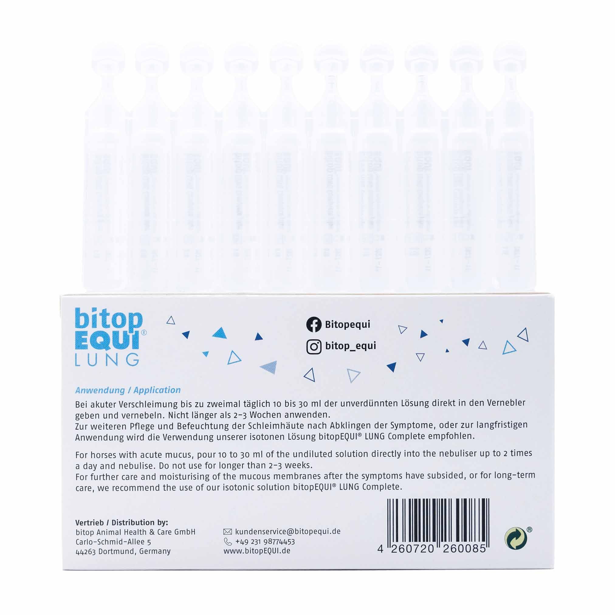 bitopEQUI® LUNG Complete plus (30 x 5ml)
