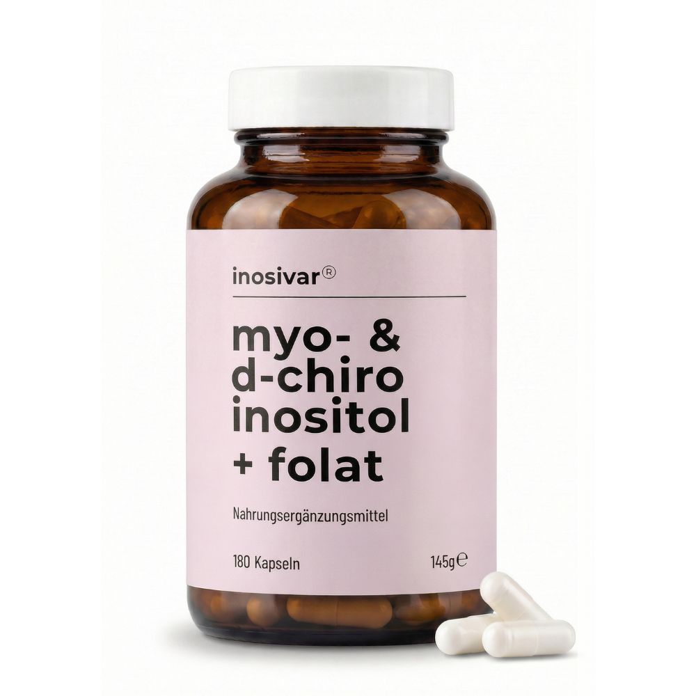 inosivar - Myo- & d-chiro-Inositol + Folat Kapseln 180 St Hartkapseln