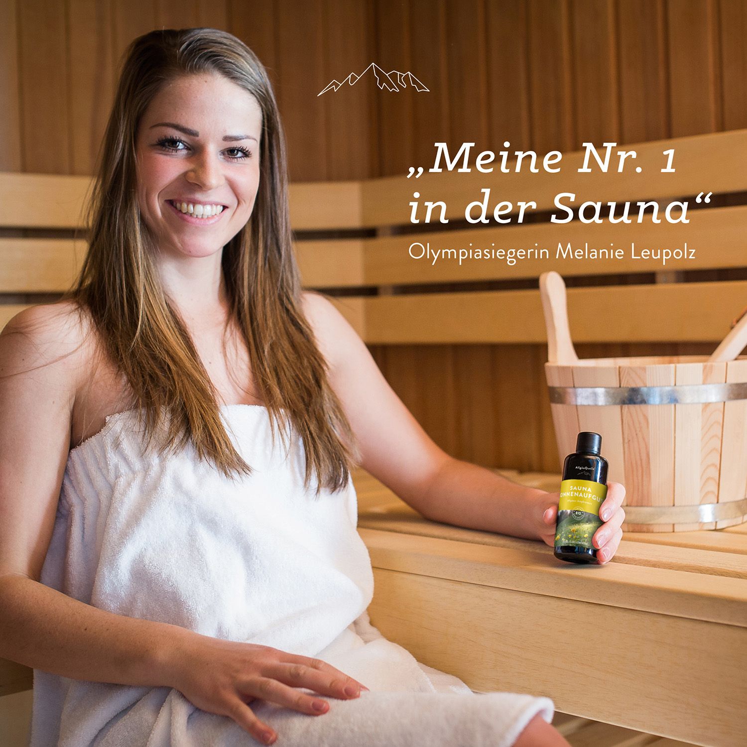 AllgäuQuelle Sauna Sonnenaufguss: Bio Aufgussmittel mit Duft-Öl Ylang-Ylang und Lemongrass