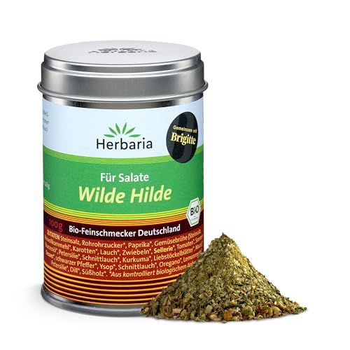 Herbaria Wilde Hilde Gewürzmischung Bio für Salate in Weißblechdose, 100g.