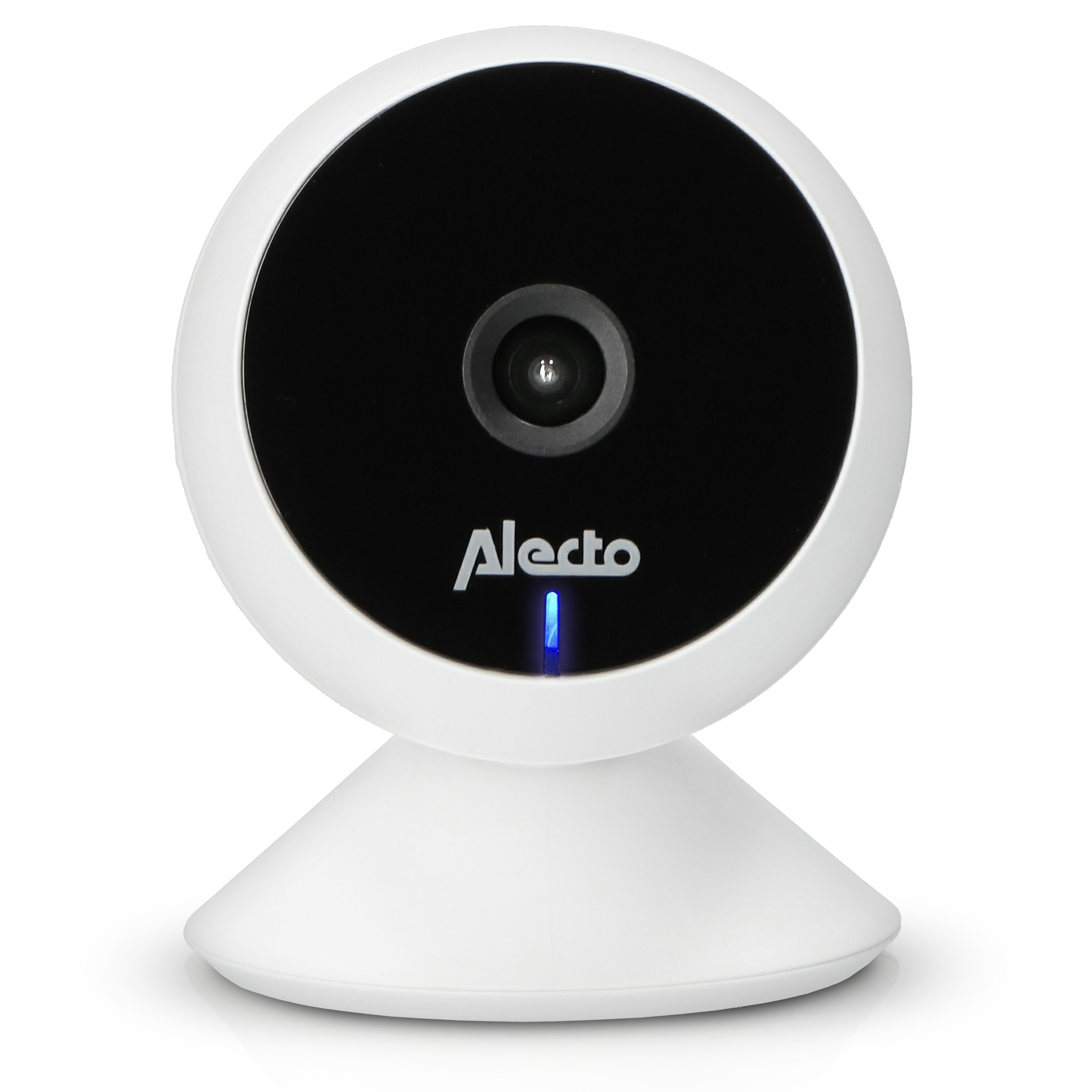 Alecto SMARTBABY5 WLAN-Babyphone mit Kamera Weiß 128GB Full-HD 100° Blickwinkel