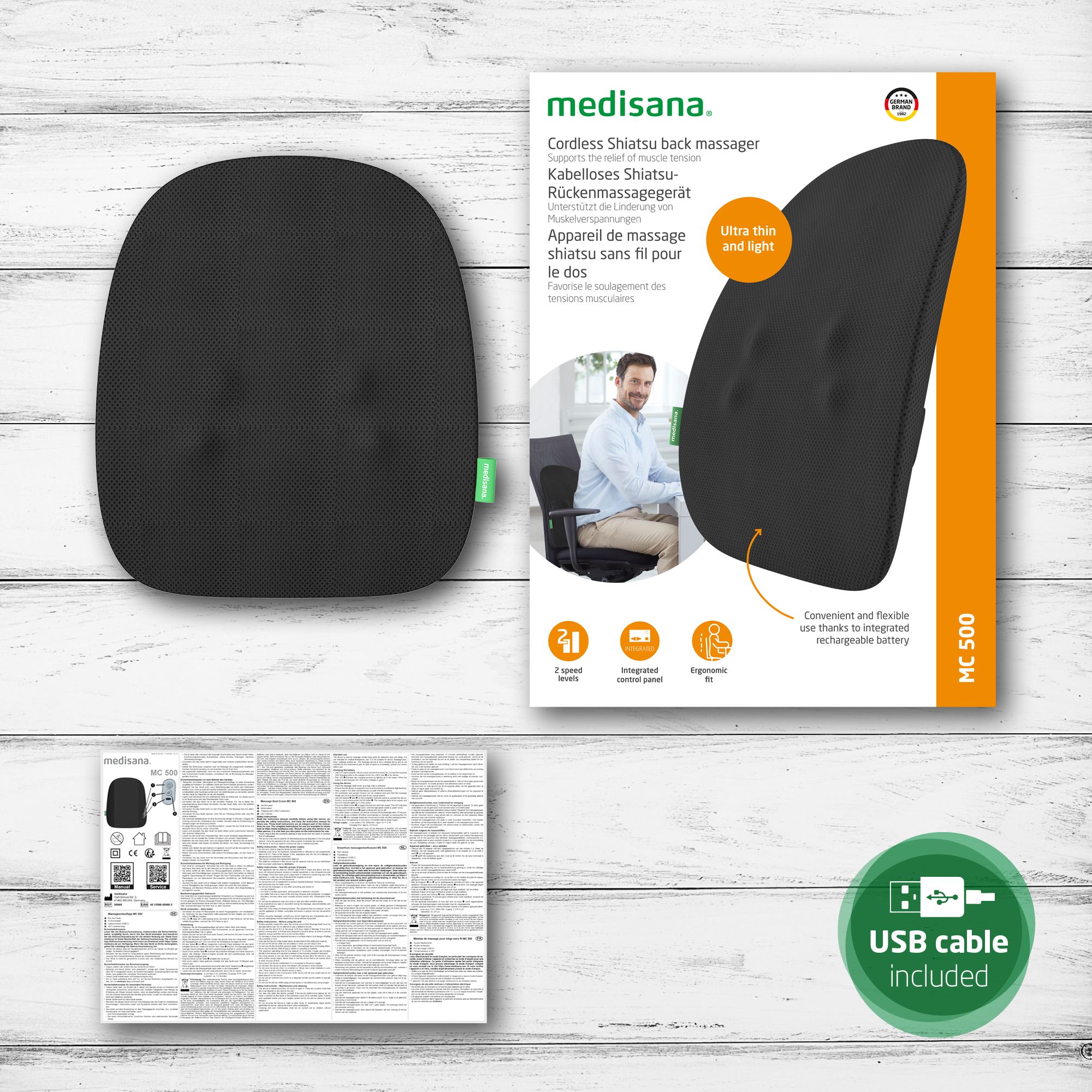 medisana MC 500 Massagesitzauflage