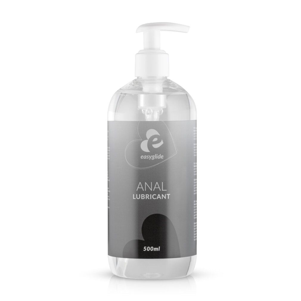EasyGlide Anal Gleitmittel in transparenter 500ml Pumpflasche.
