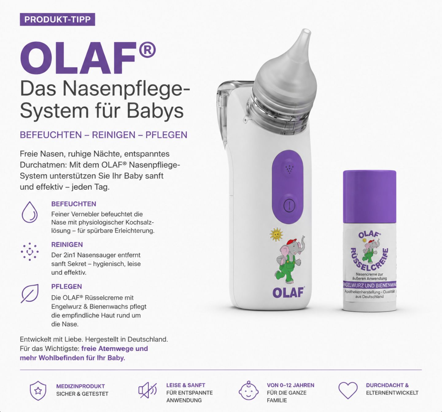 OLAF® Nasenpflege-System Baby Angebot