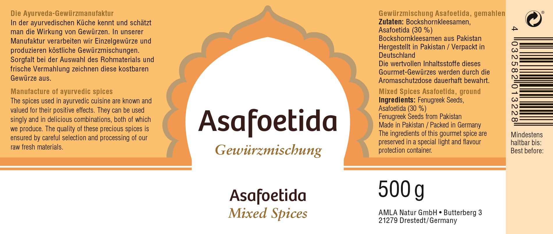 Classic Ayurveda - Asafoetida Gewürzmischung