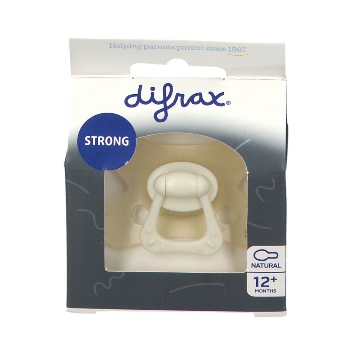 difrax® Schnuller Natural 12+ Monate