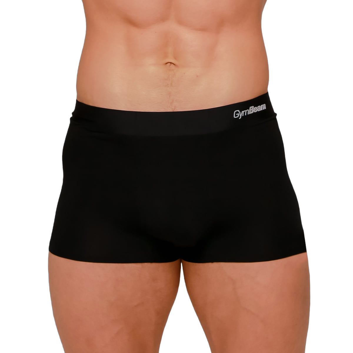 GymBeam Boxershorts Herren im 2er-Pack aus Viskose und Elasthan in Schwarz 1 St