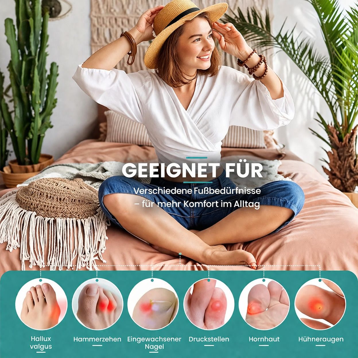 Finger- & Zehenschutz Silikon , elastische Schutzkappen, weich & wiederverwendbar