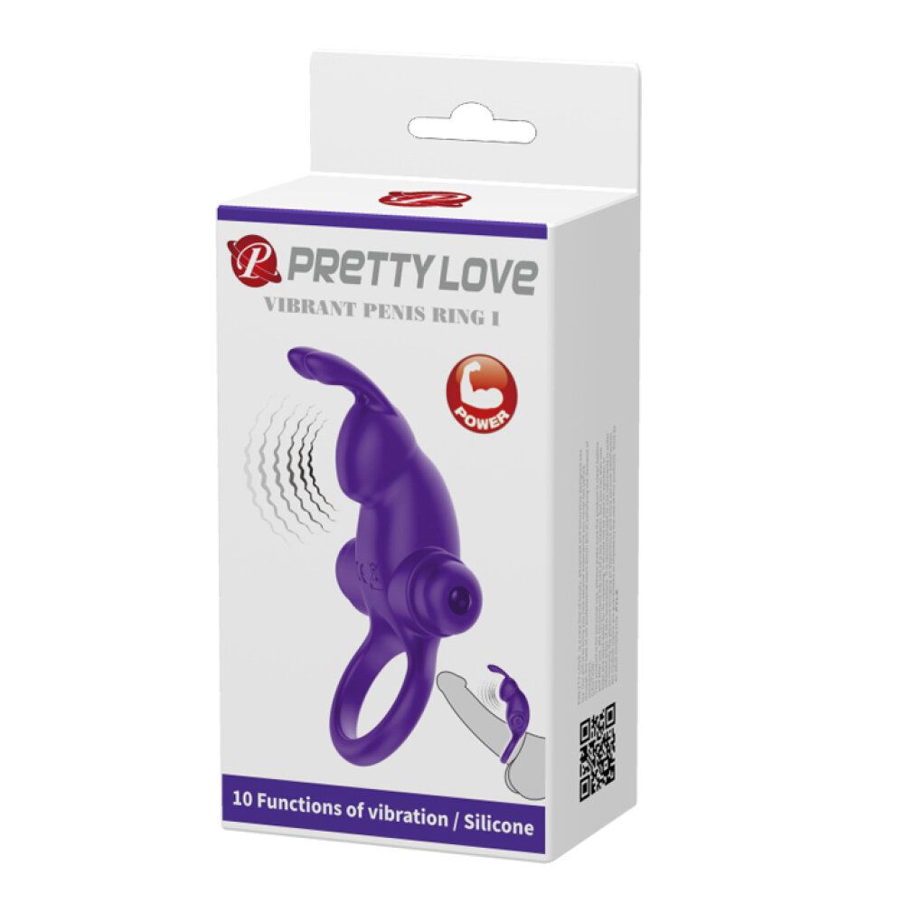 Pretty Love - Penisring mit Klitorisstimulator 1 St