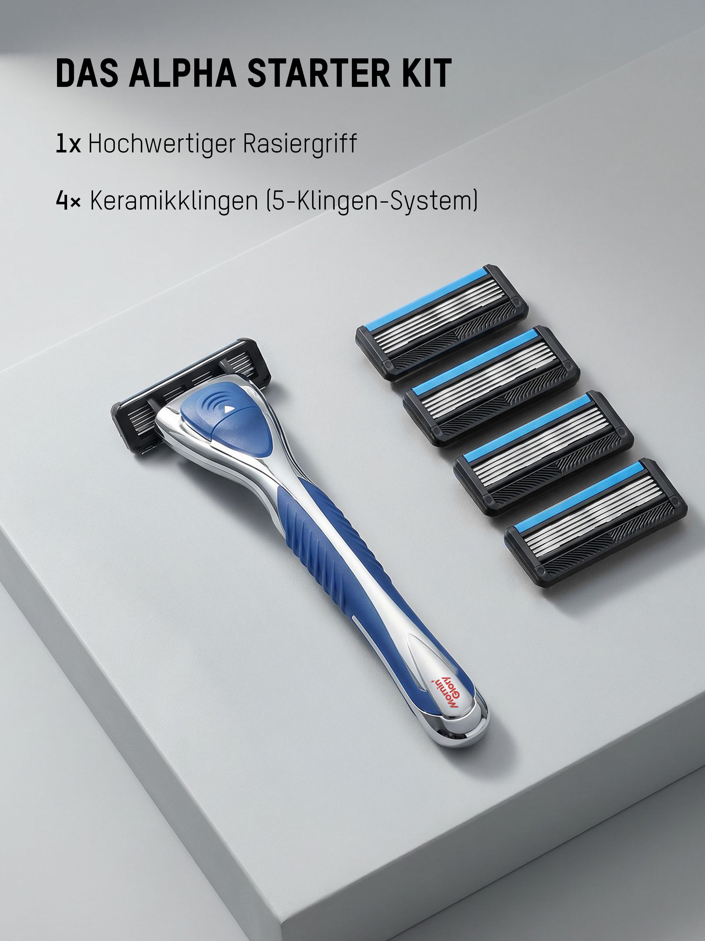 Mornin`Glory Alpha Starter Kit mit 5-Klingen-System