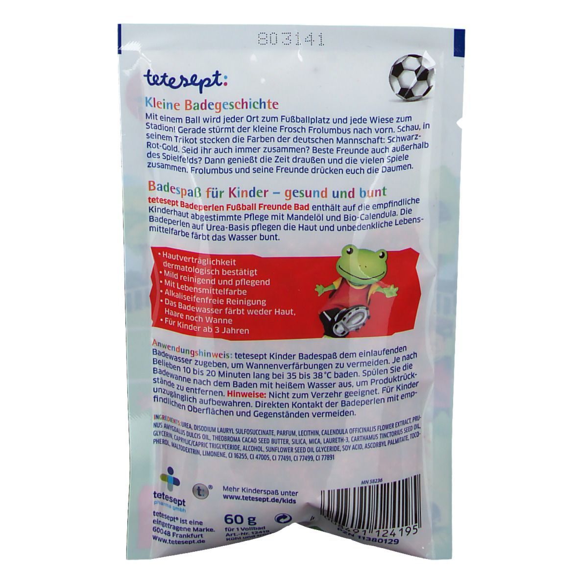 tetesept® Kinder Badespaß Badeperlen Fußball Freunde