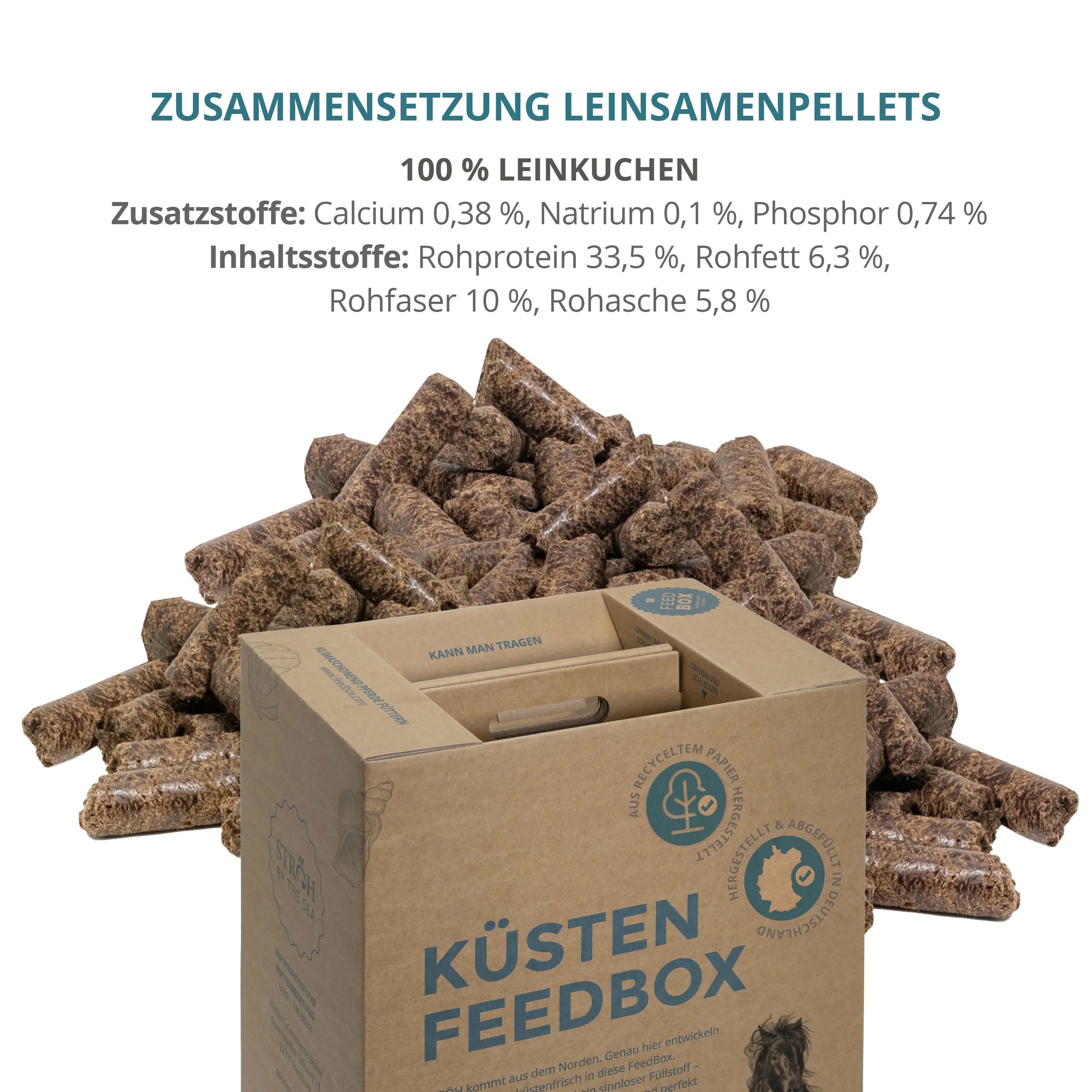 STRÖH - Leinsamenpellets  Feedbox