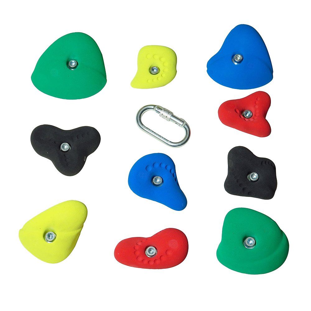 Sport-Thieme Kletterwand für Sprossenwand inkl. Klettergriff-Set Kinder