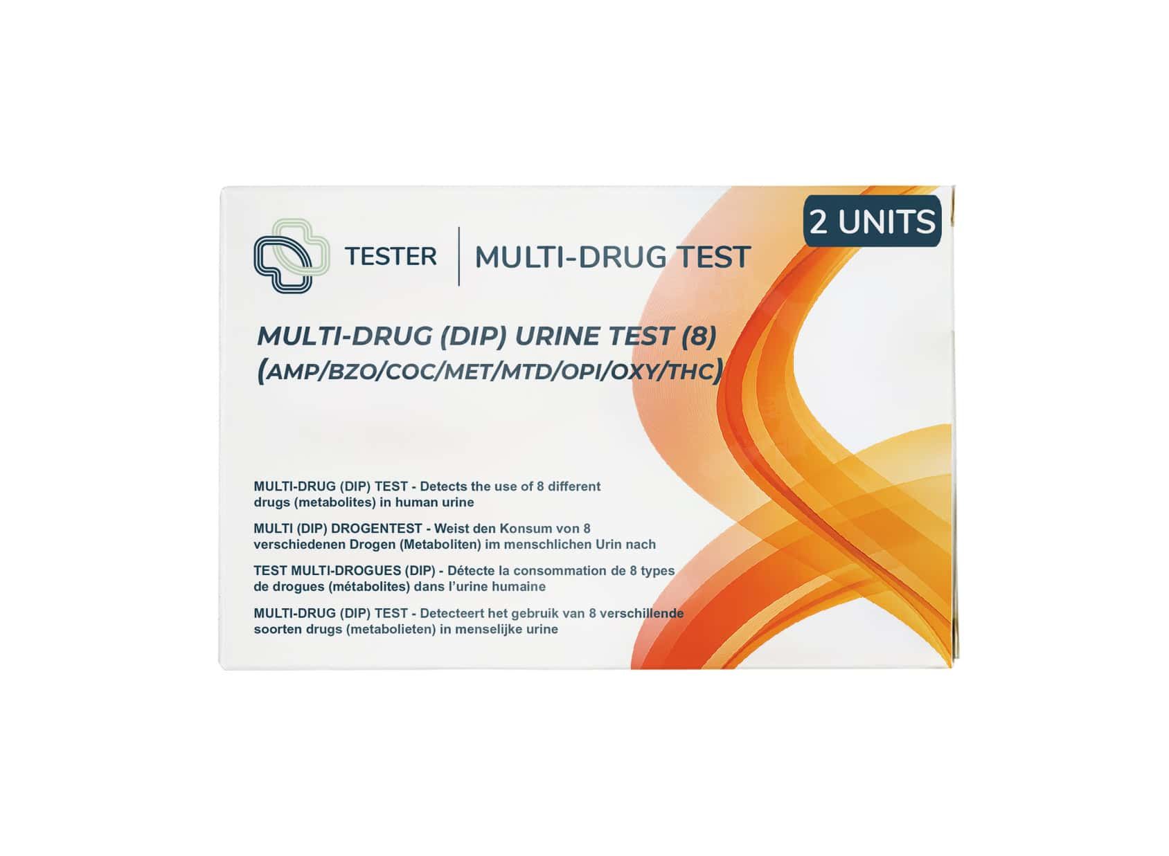 The Tester - Multi-Drug 8 Drug Screen Urin Selbsttest 1 St