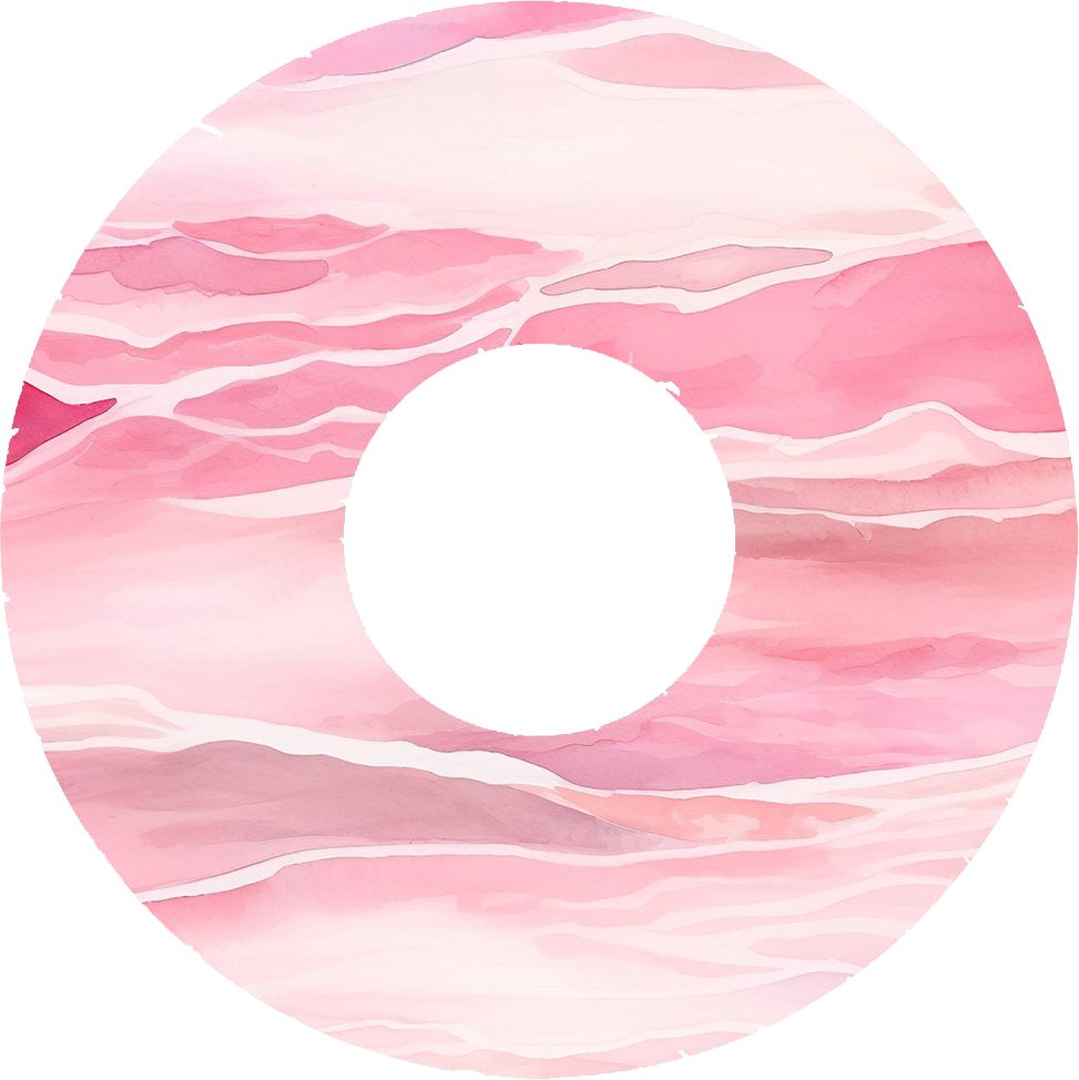 Diasticker® FreeStyle Libre 3 / 3 Plus Fixiertapes "Cotton Candy"