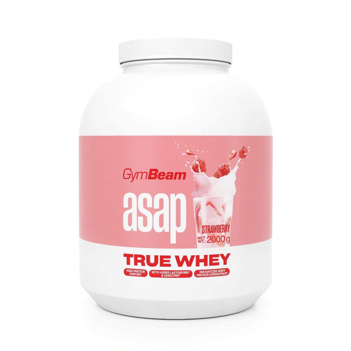 GymBeam True Whey Molkenprotein-Konzentrat Pulver 2000 g