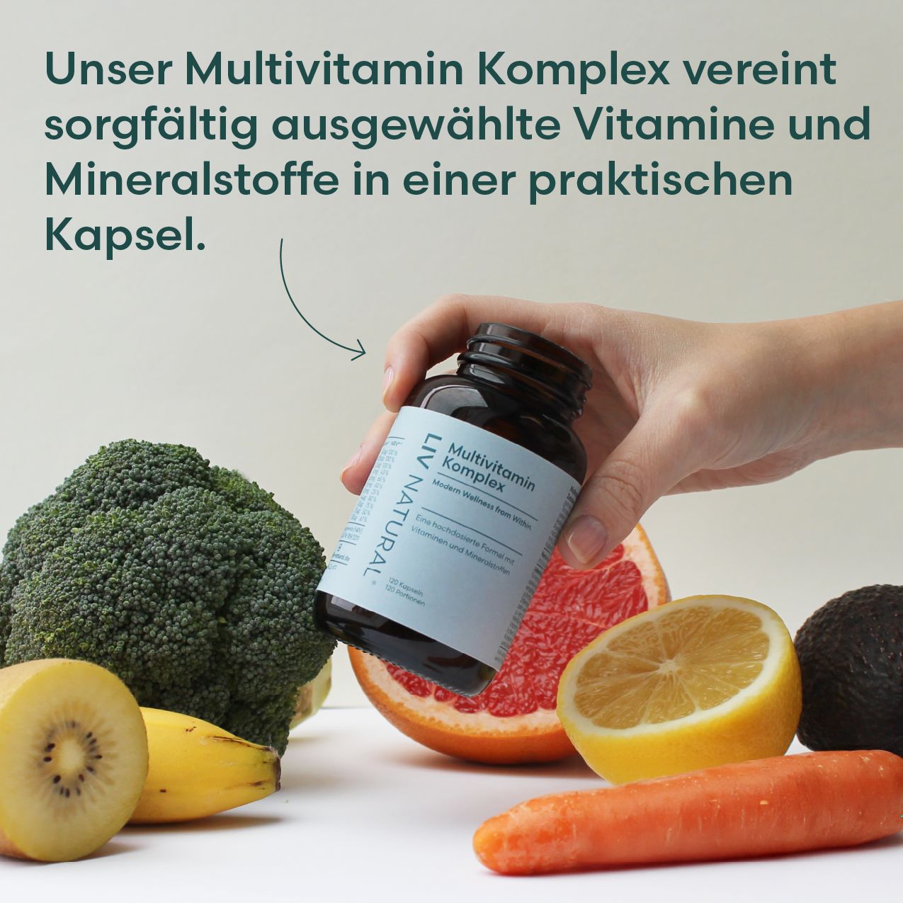 LIV Multivitamin Komplex für Frauen – 23 Mikronährstoffe, vegan & bioverfügbar