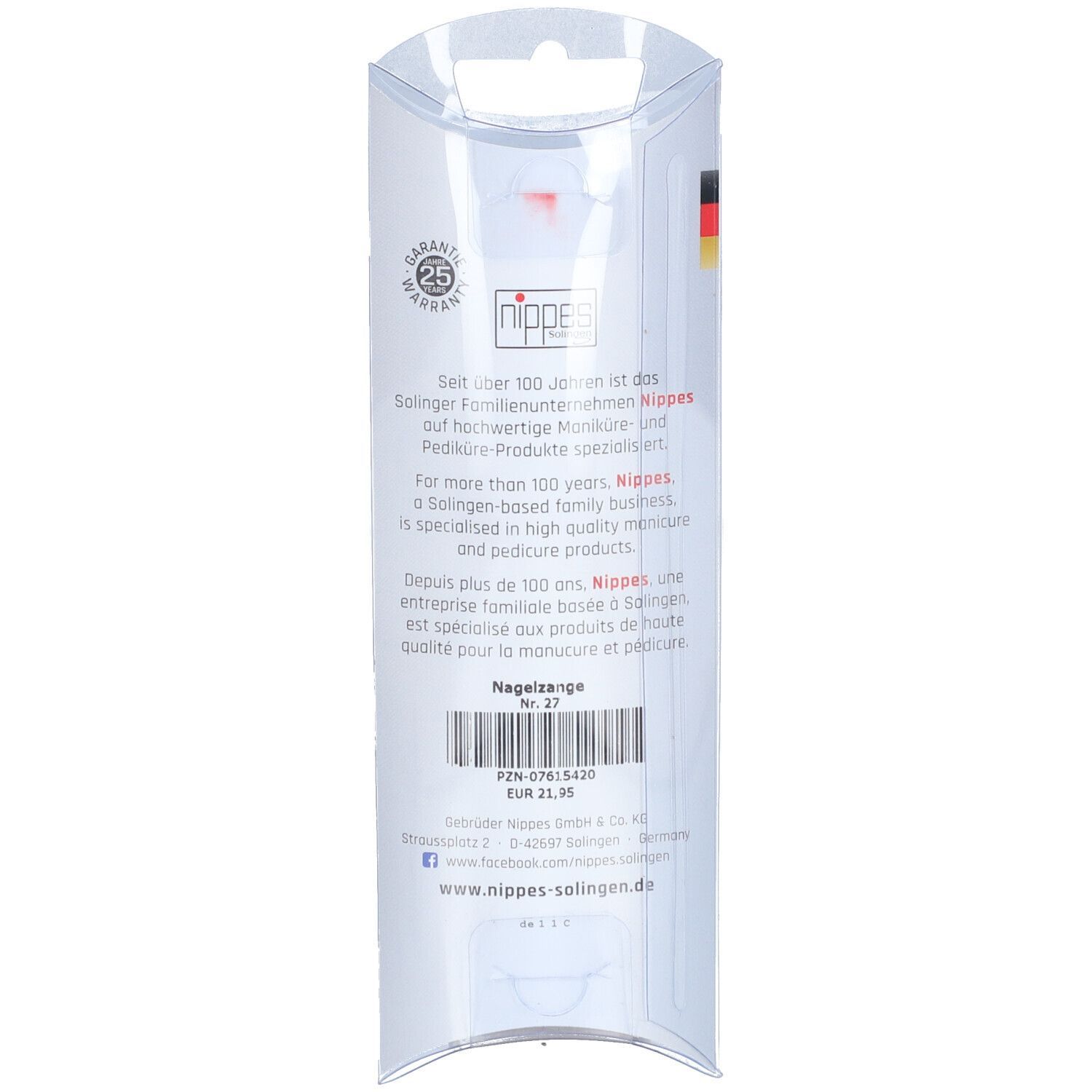 Nippes 27 Nagelzange