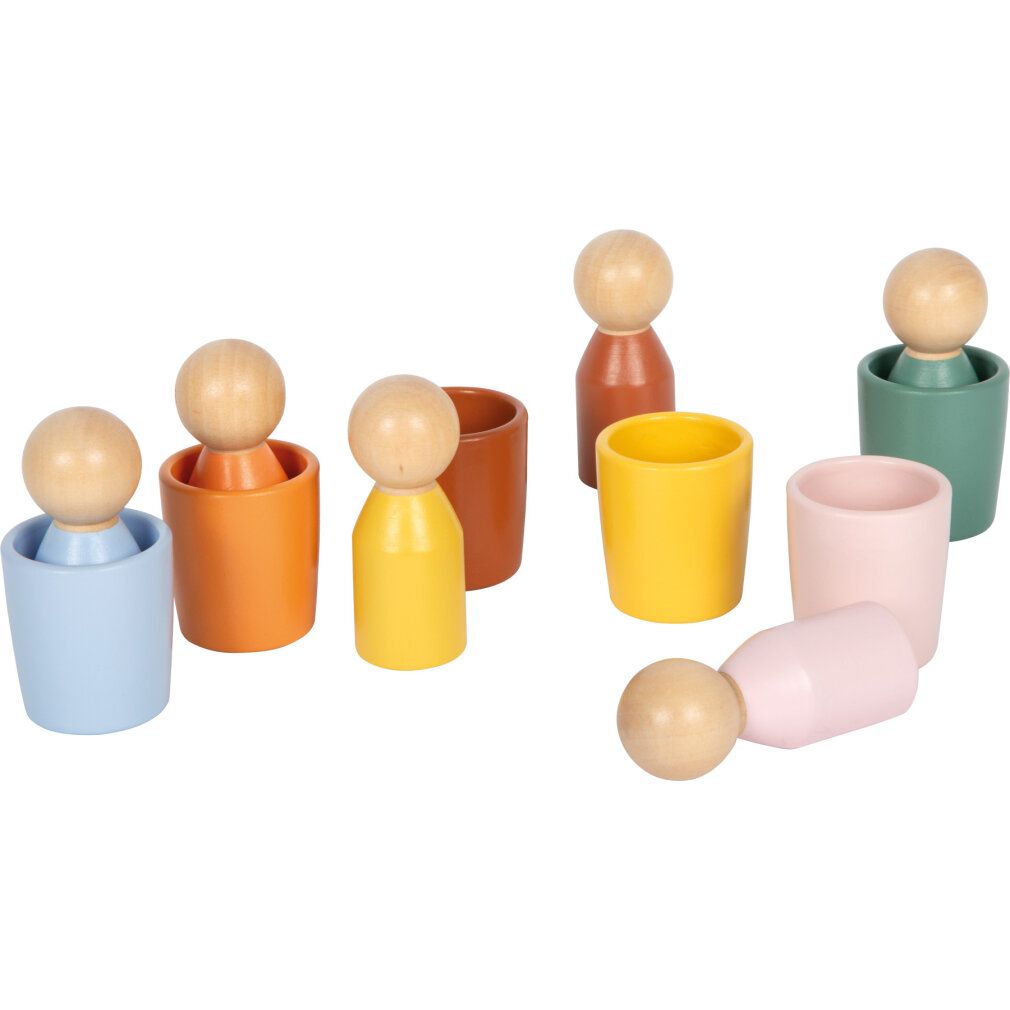 Montessori Sortierbecher mit Figuren