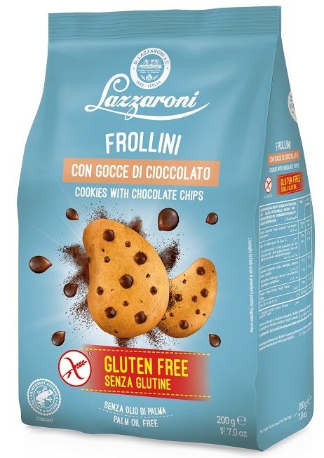 Frollini Senza Glutine con Gocce di Cioccolato - Lazzaroni