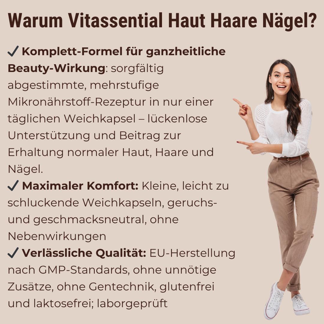 Vitassential Haut Haare Nägel  Kapseln