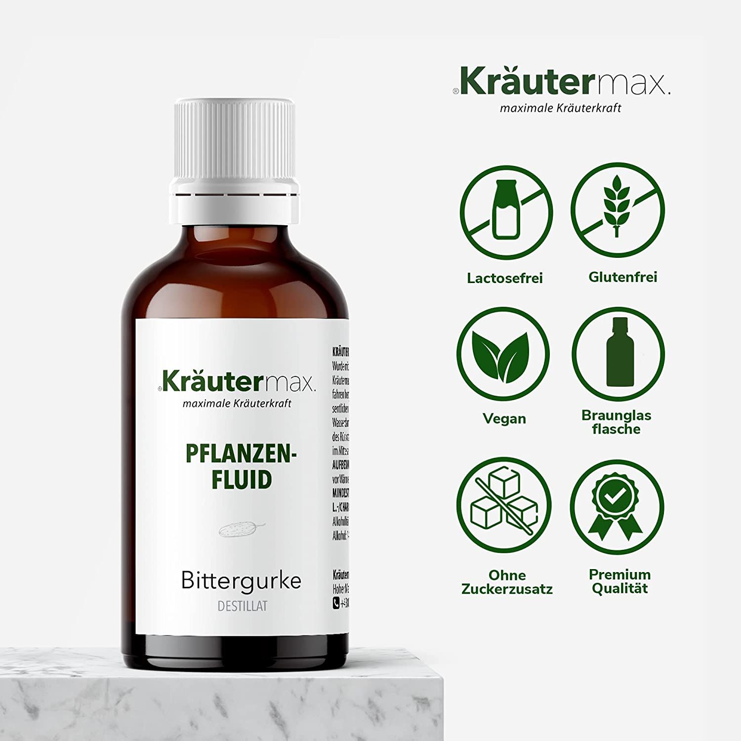 Kräutermax Pflanzenfluid Bittergurke Tropfen