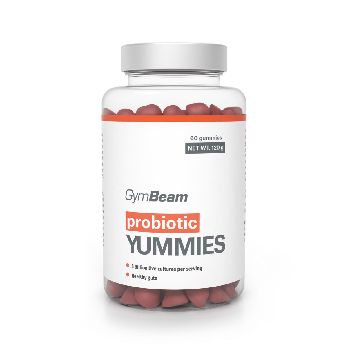GymBeam Probiotika Yummies Bacillus coagulans Gummibonbons 60 St