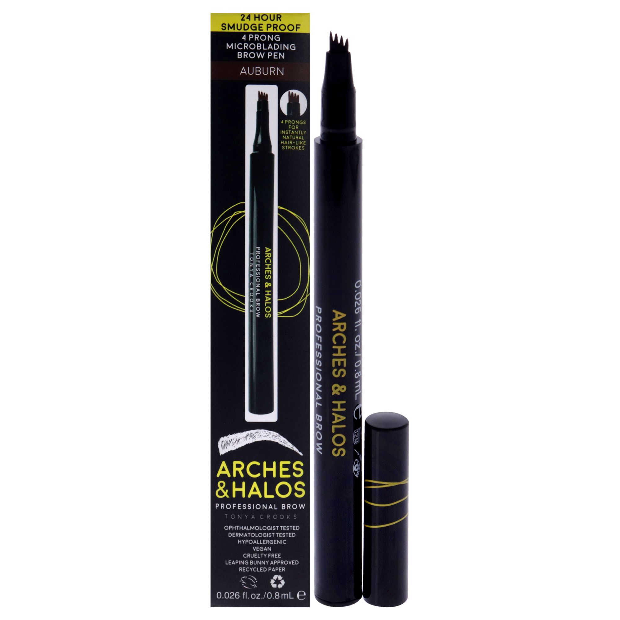 4 Prong Microblading Augenbrauenstift - Auburn von Arches and Halos
