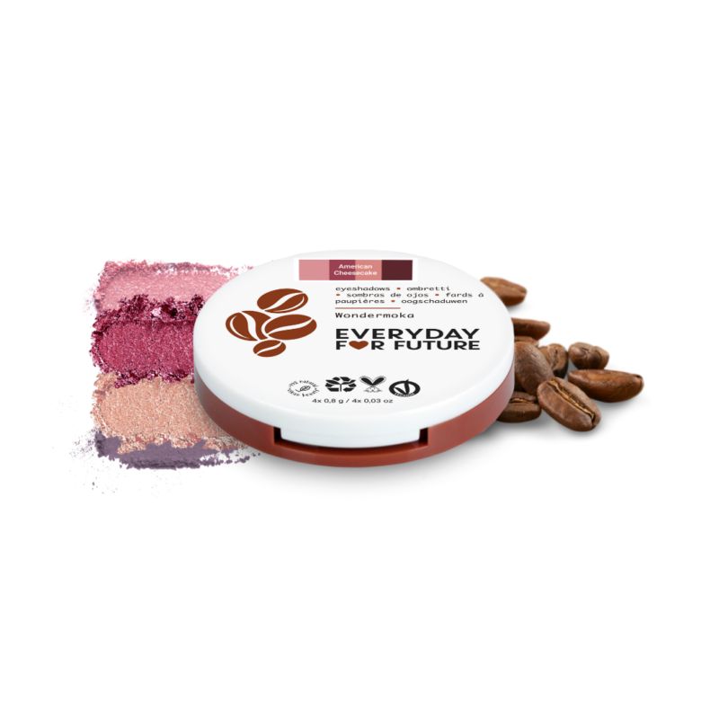 Everyday For Future - Quad Ombretti con Olio di Caffè - American Cheesecake